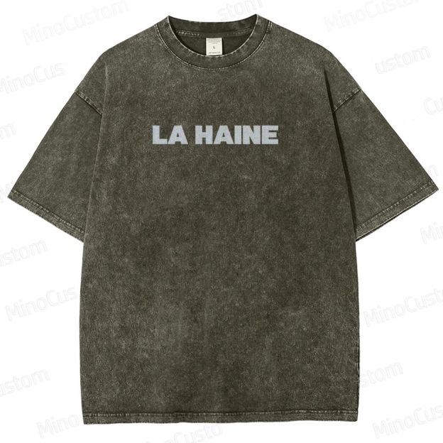 Vintage Washed La Haine Graphic Drama T - shirt