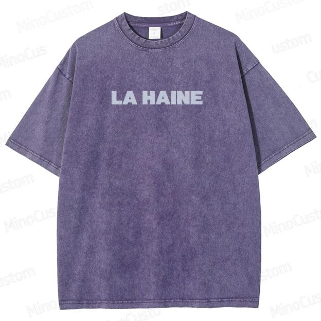Vintage Washed La Haine Graphic Drama T - shirt
