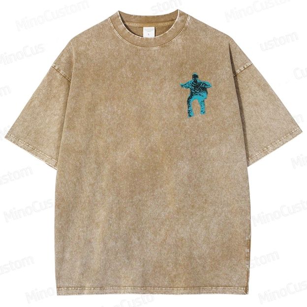 Vintage Washed Get Out Graphic Horror T - shirt 