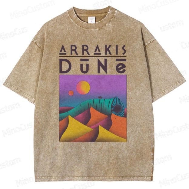 Vintage Washed Dune Graphic Sci - Fi T - shirt