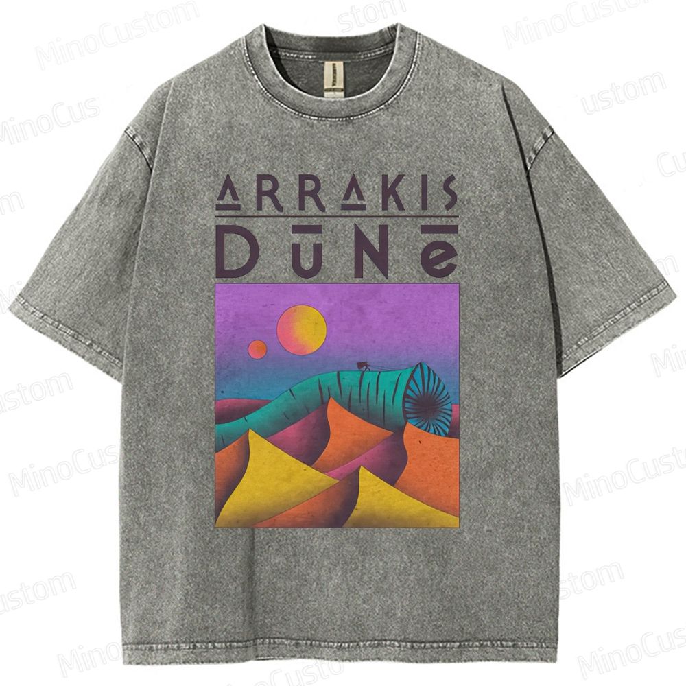 Vintage Washed Dune Graphic Sci - Fi T - shirt