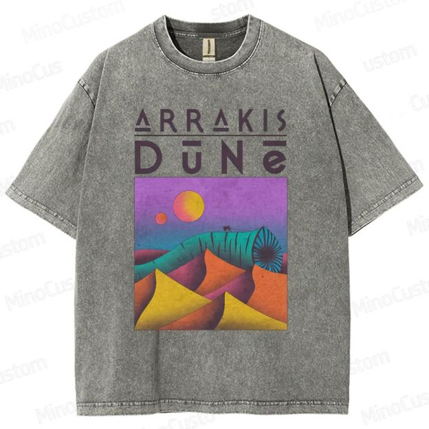 Vintage Washed Dune Graphic Sci - Fi T - shirt