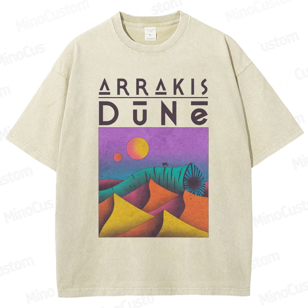 Vintage Washed Dune Graphic Sci - Fi T - shirt