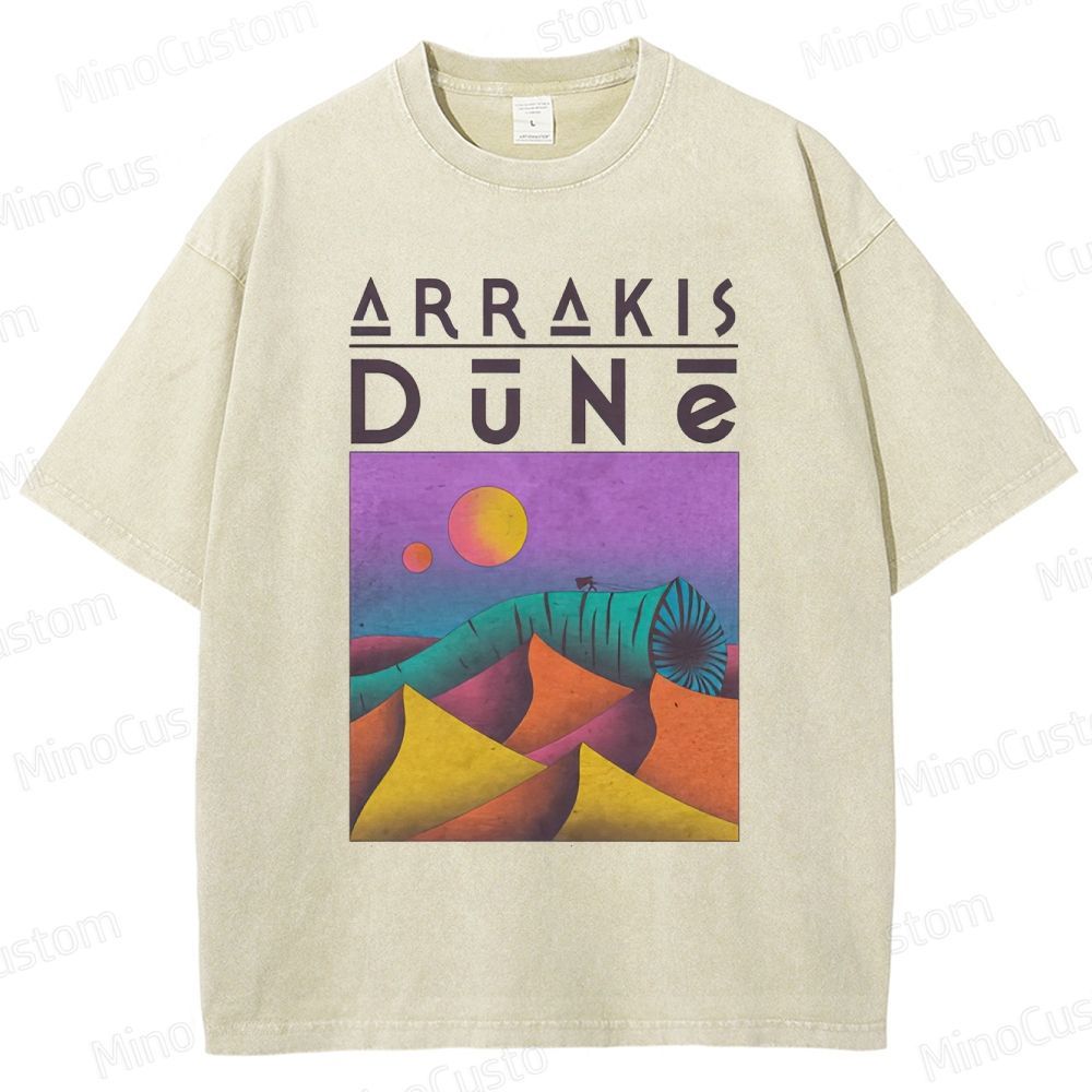 Vintage Washed Dune Graphic Sci - Fi T - shirt