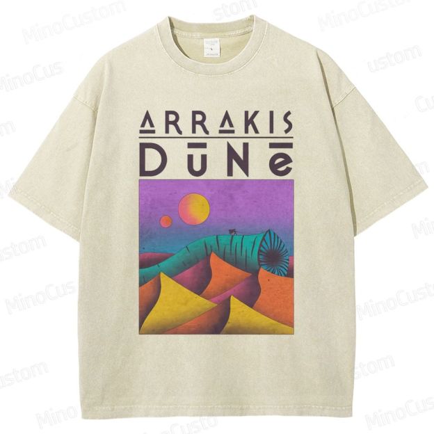 Vintage Washed Dune Graphic Sci - Fi T - shirt