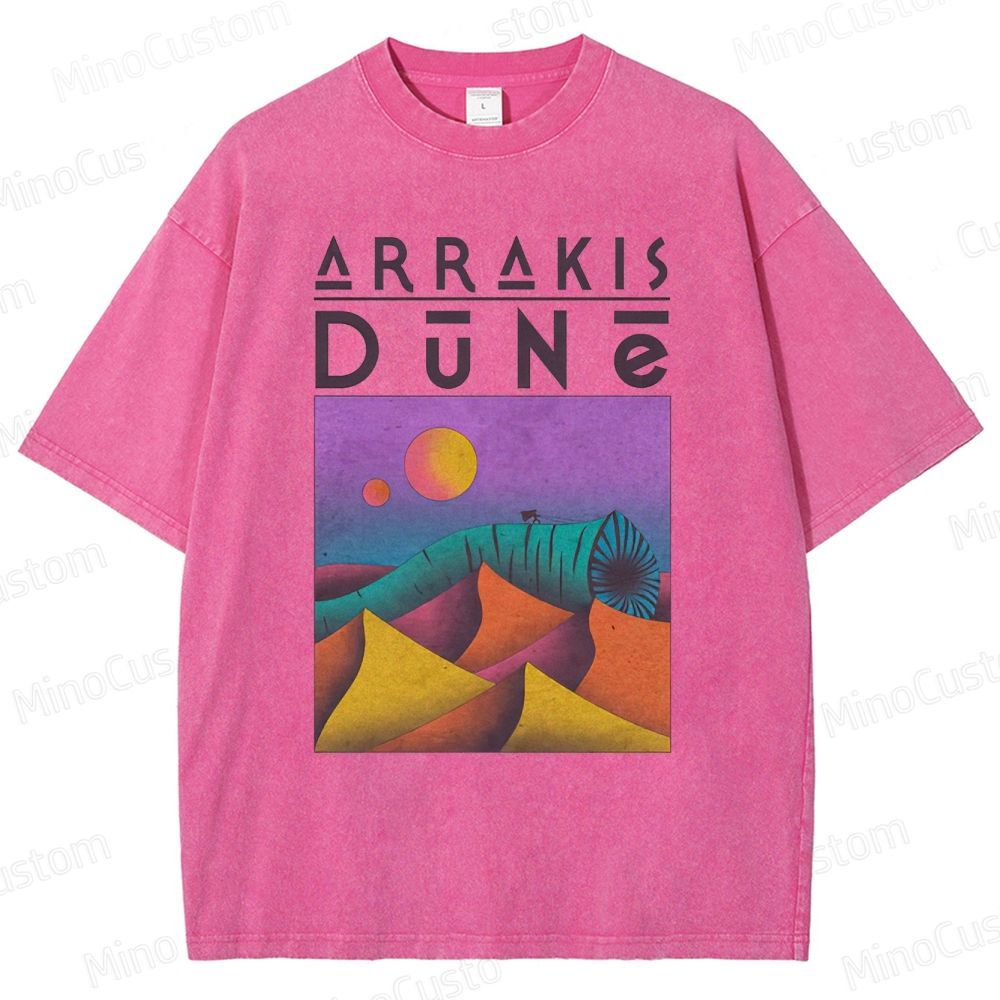 Vintage Washed Dune Graphic Sci - Fi T - shirt