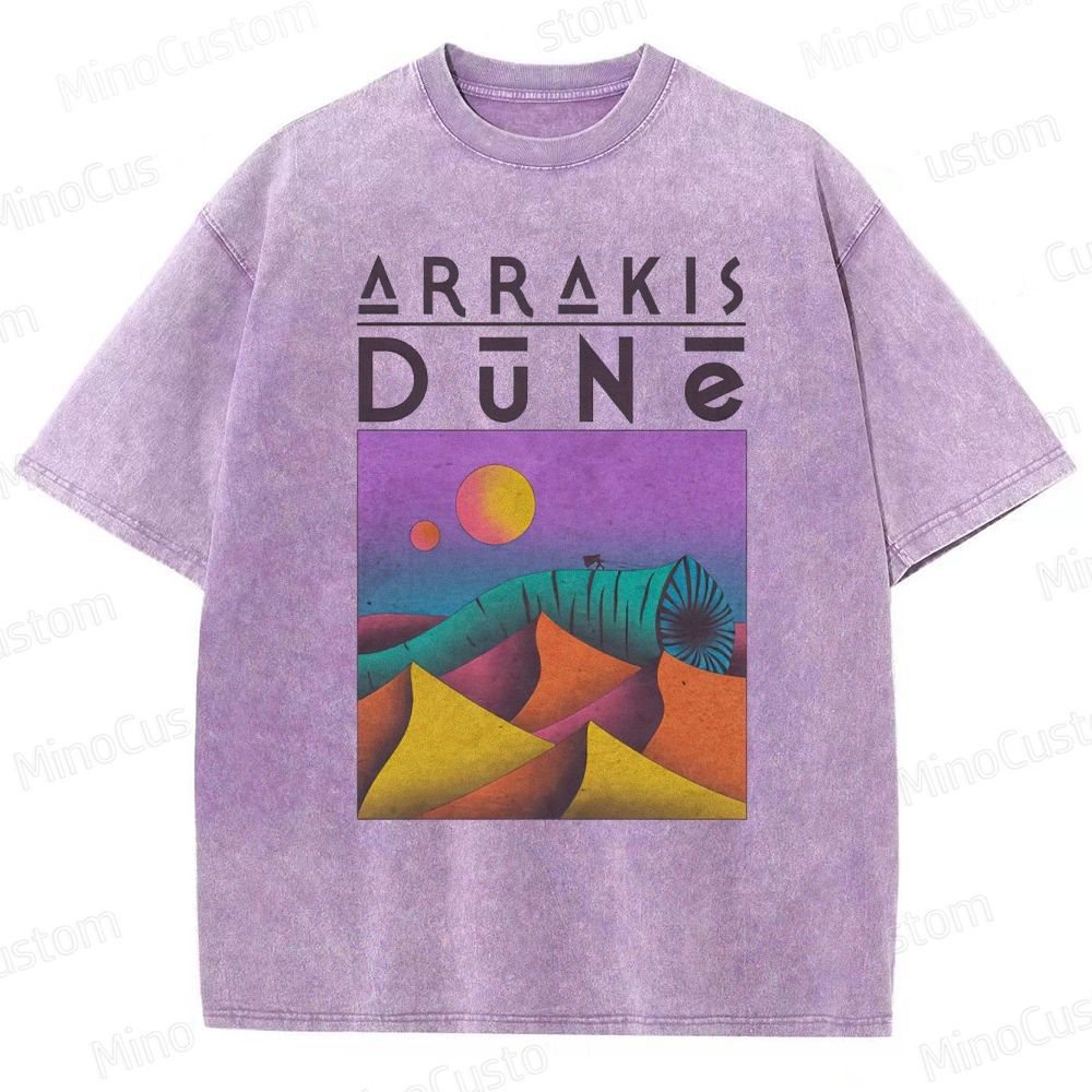 Vintage Washed Dune Graphic Sci - Fi T - shirt