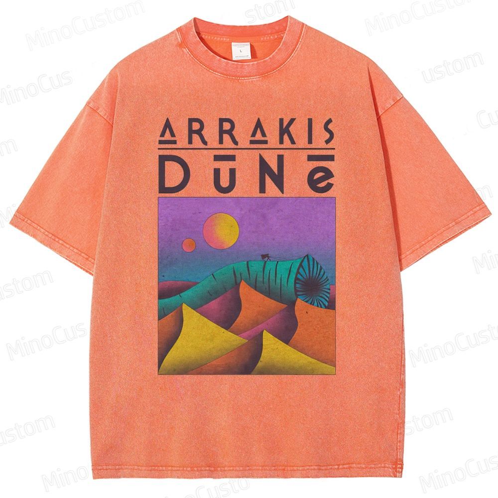 Vintage Washed Dune Graphic Sci - Fi T - shirt