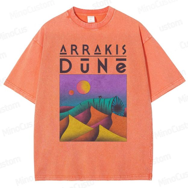Vintage Washed Dune Graphic Sci - Fi T - shirt