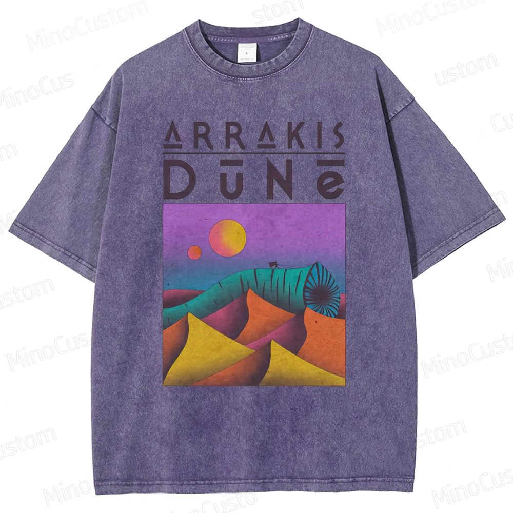 Vintage Washed Dune Graphic Sci - Fi T - shirt