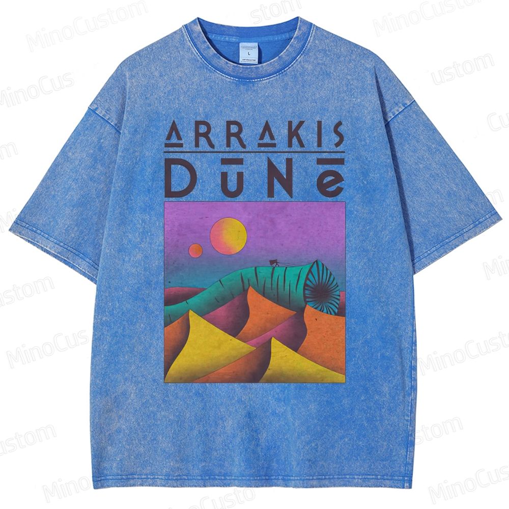 Vintage Washed Dune Graphic Sci - Fi T - shirt