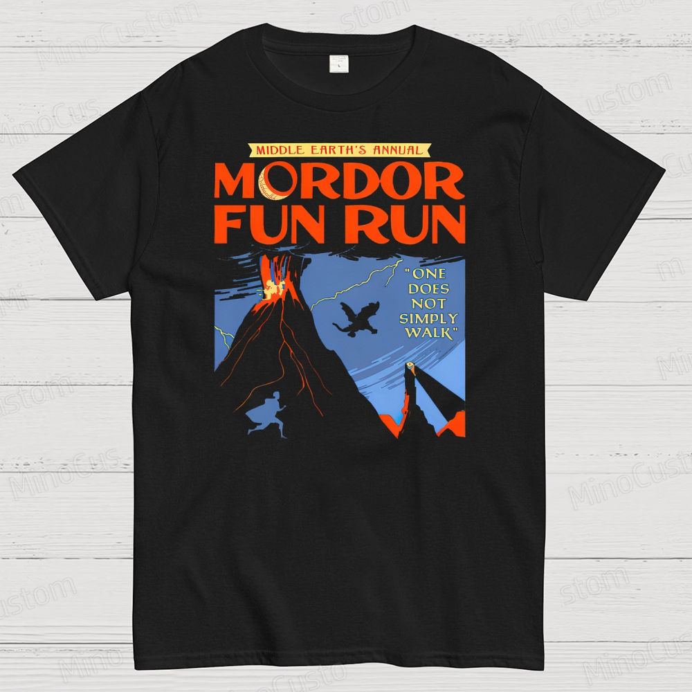 Middleearth's Annual Mordor Fun Run Sarcasm T-Shirt