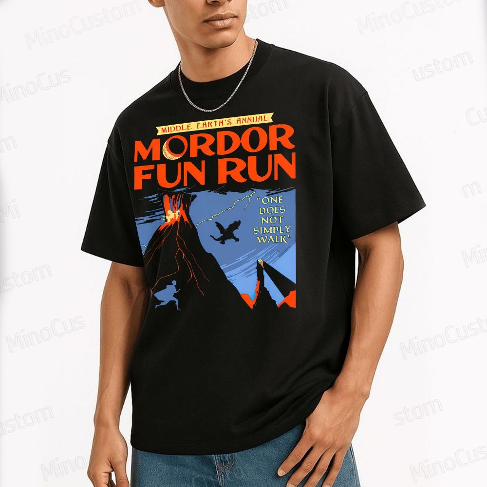 Middleearth's Annual Mordor Fun Run Sarcasm T-Shirt