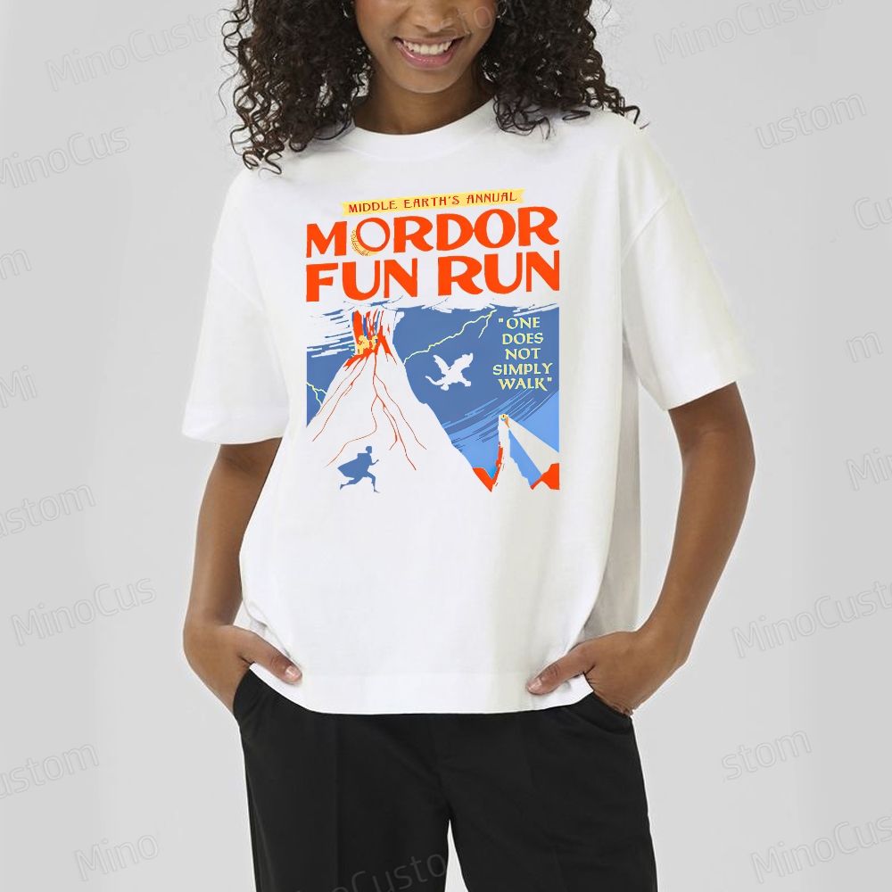 Middleearth's Annual Mordor Fun Run Sarcasm T-Shirt