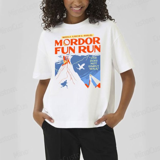Middleearth's Annual Mordor Fun Run Sarcasm T-Shirt