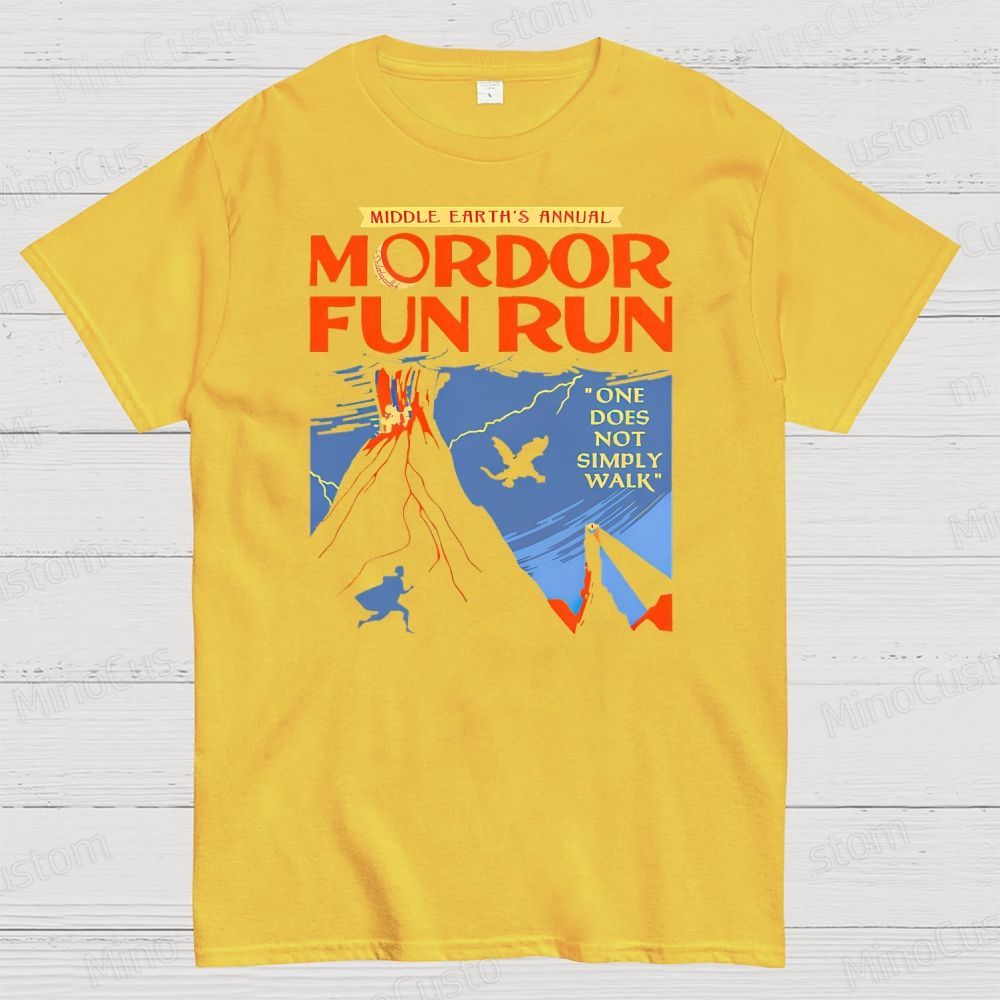 Middleearth's Annual Mordor Fun Run Sarcasm T-Shirt