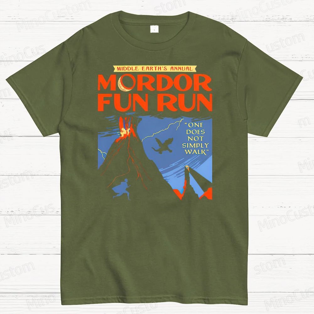 Middleearth's Annual Mordor Fun Run Sarcasm T-Shirt