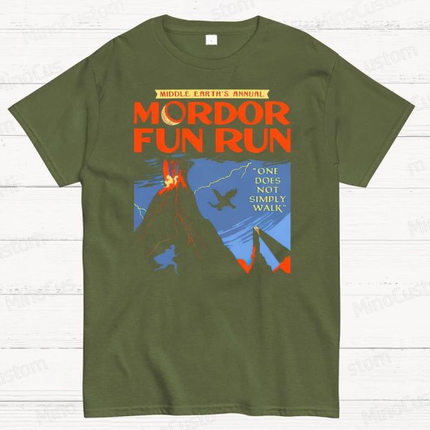 Middleearth's Annual Mordor Fun Run Sarcasm T-Shirt