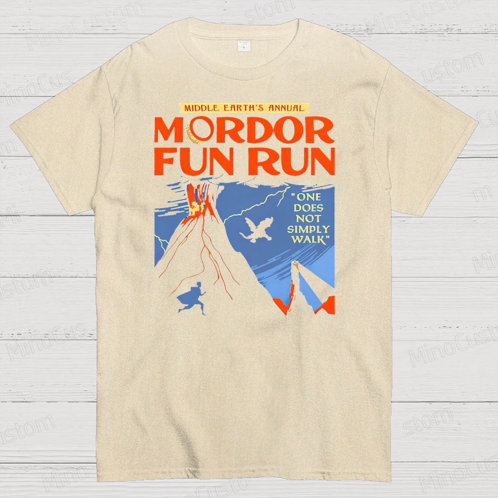 Middleearth's Annual Mordor Fun Run Sarcasm T-Shirt