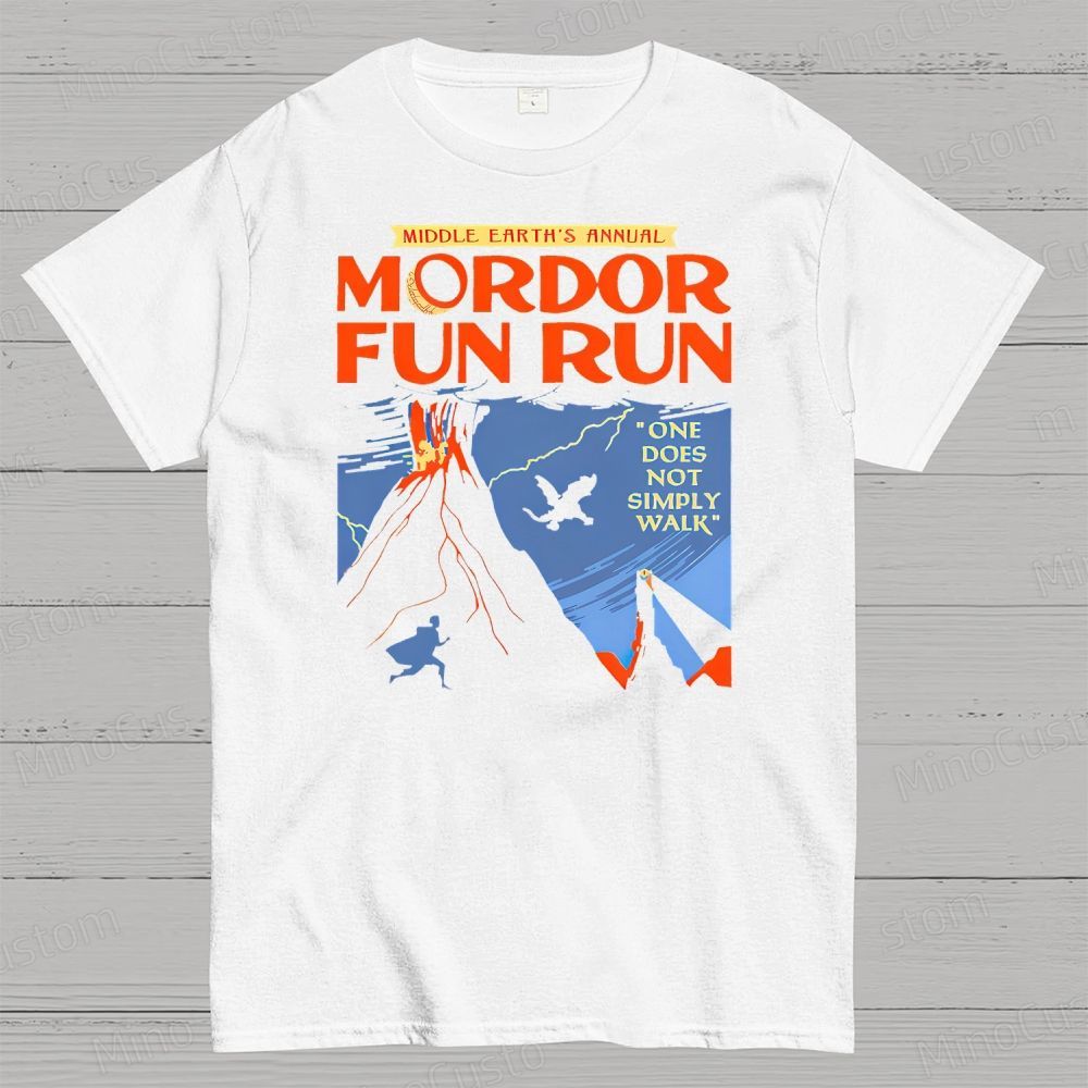 Middleearth's Annual Mordor Fun Run Sarcasm T-Shirt