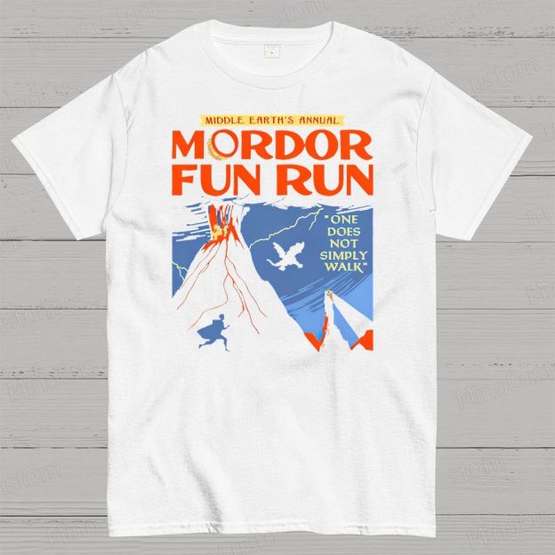Middleearth's Annual Mordor Fun Run Sarcasm T-Shirt