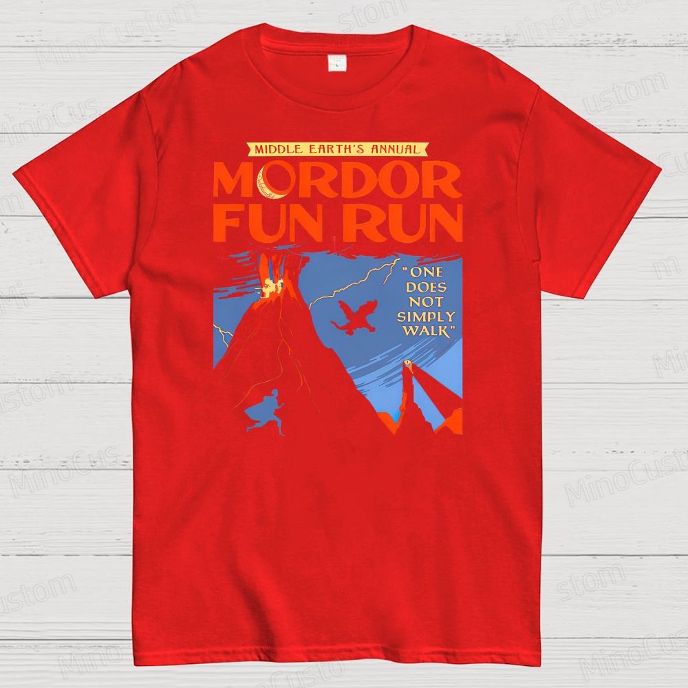 Middleearth's Annual Mordor Fun Run Sarcasm T-Shirt