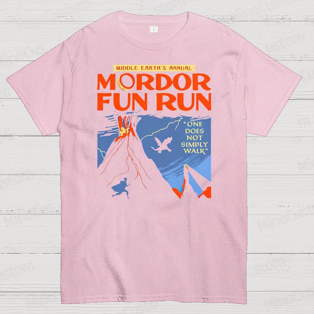 Middleearth's Annual Mordor Fun Run Sarcasm T-Shirt