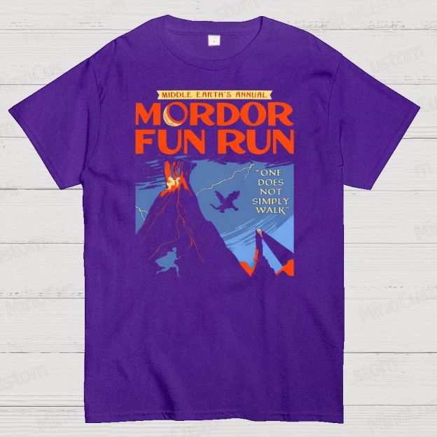 Middleearth's Annual Mordor Fun Run Sarcasm T-Shirt