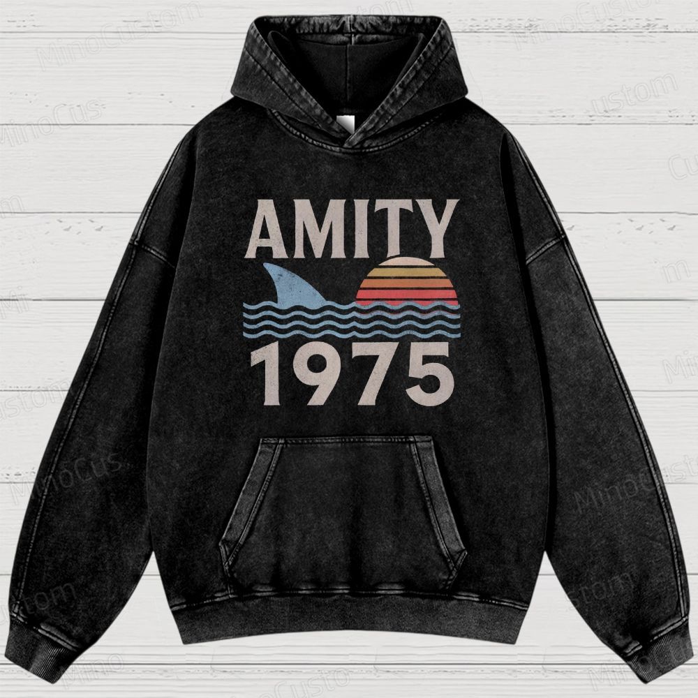 Amity lsland 1975 Washed Hoodies 