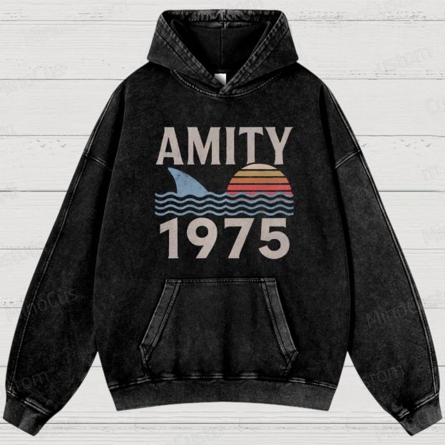 Amity lsland 1975 Washed Hoodies 