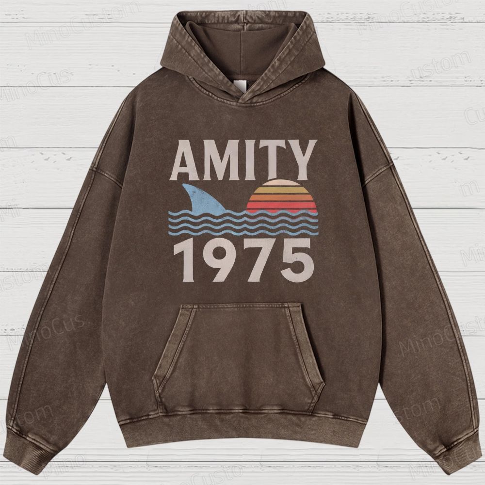 Amity lsland 1975 Washed Hoodies 