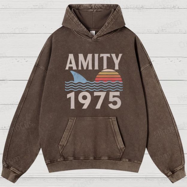 Amity lsland 1975 Washed Hoodies 