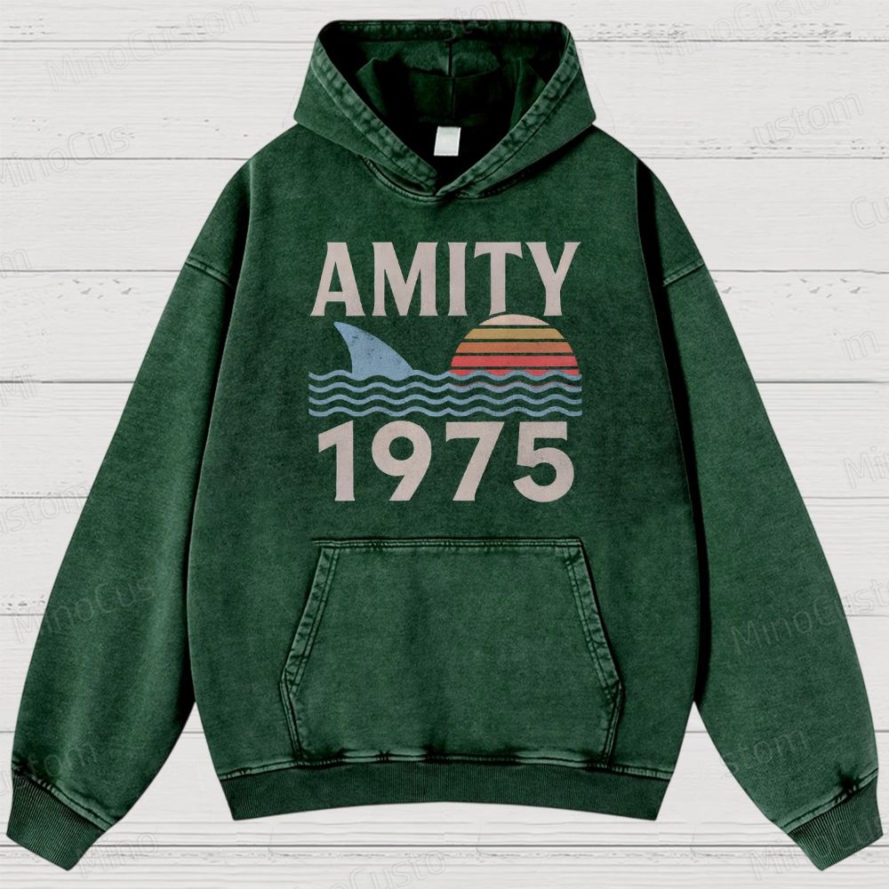 Amity lsland 1975 Washed Hoodies 