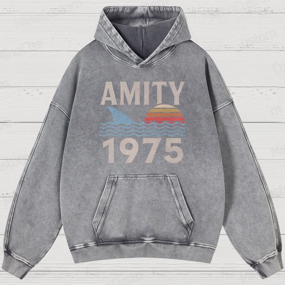 Amity lsland 1975 Washed Hoodies 