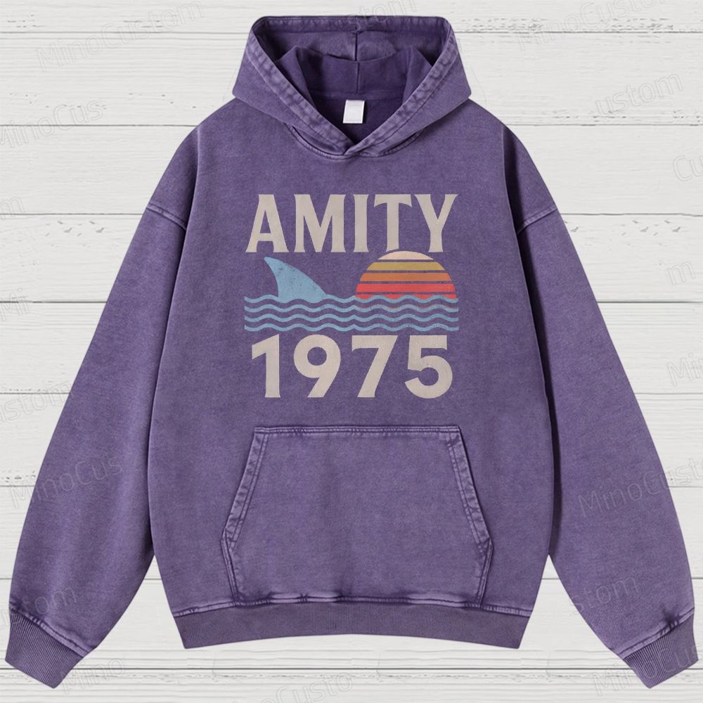 Amity lsland 1975 Washed Hoodies 