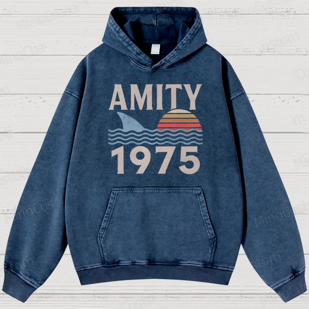 Amity lsland 1975 Washed Hoodies 