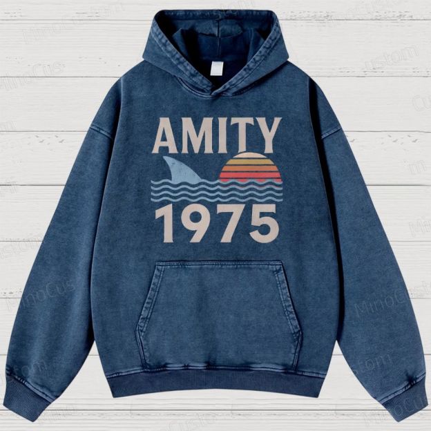 Amity lsland 1975 Washed Hoodies 