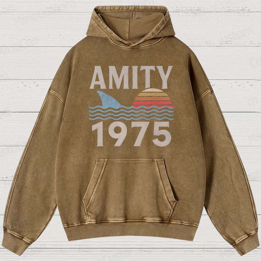 Amity lsland 1975 Washed Hoodies 