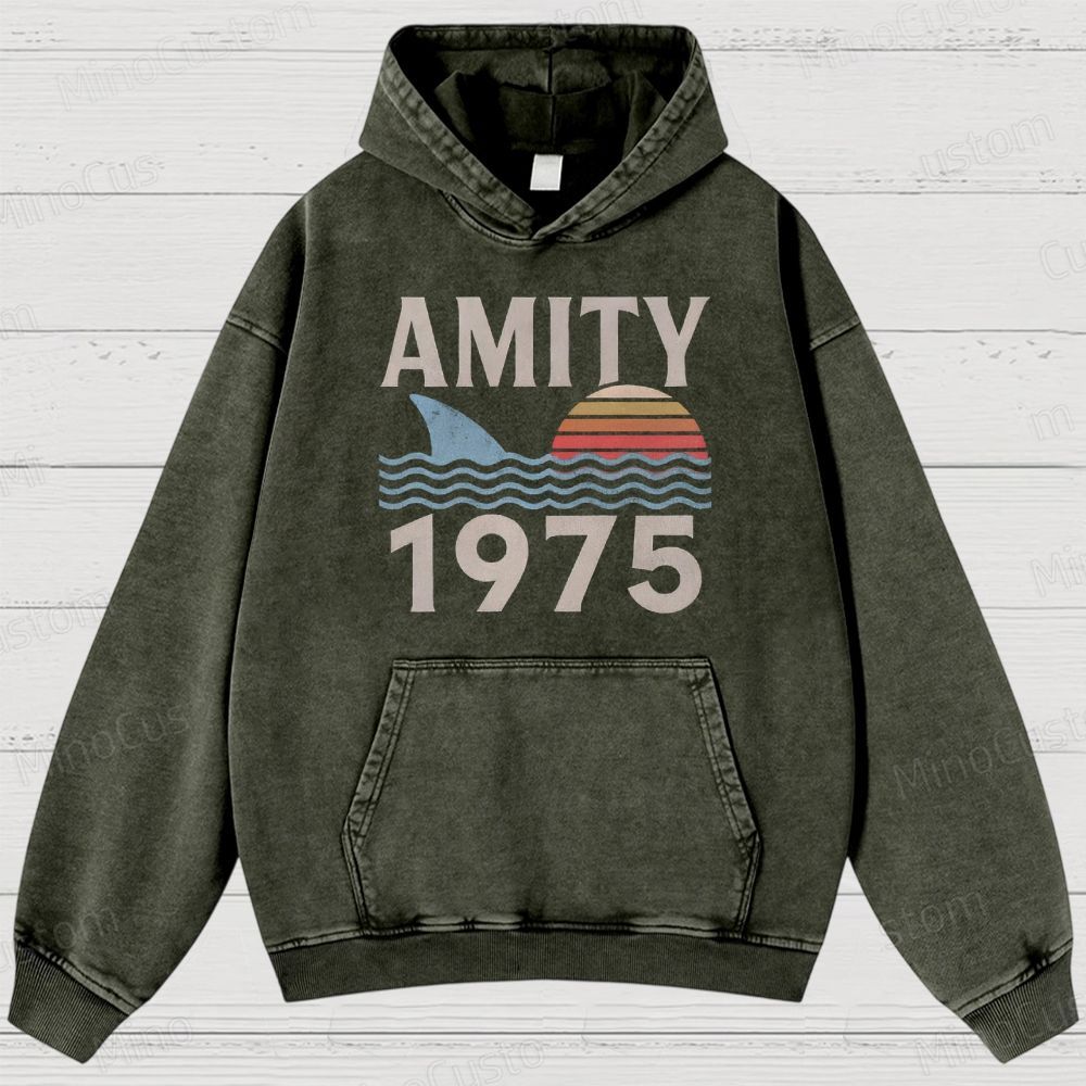 Amity lsland 1975 Washed Hoodies 