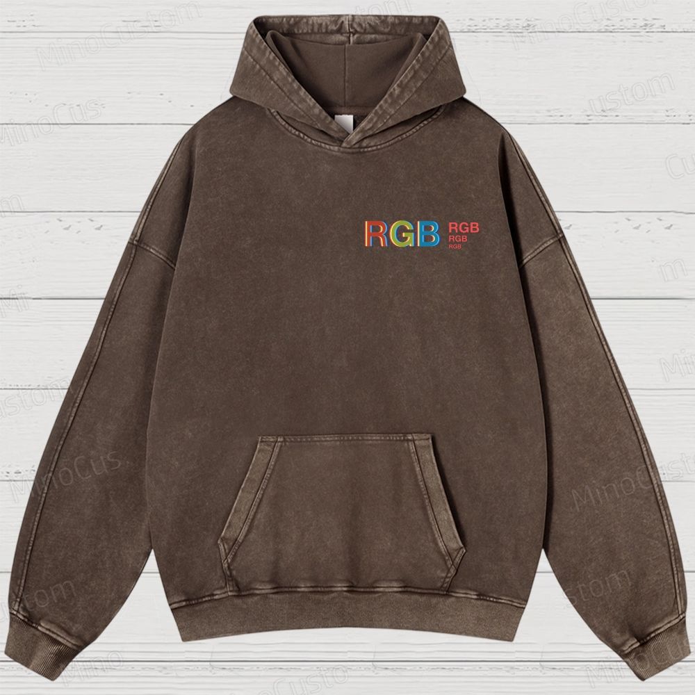 Meditation in Color Washed Hoodies 