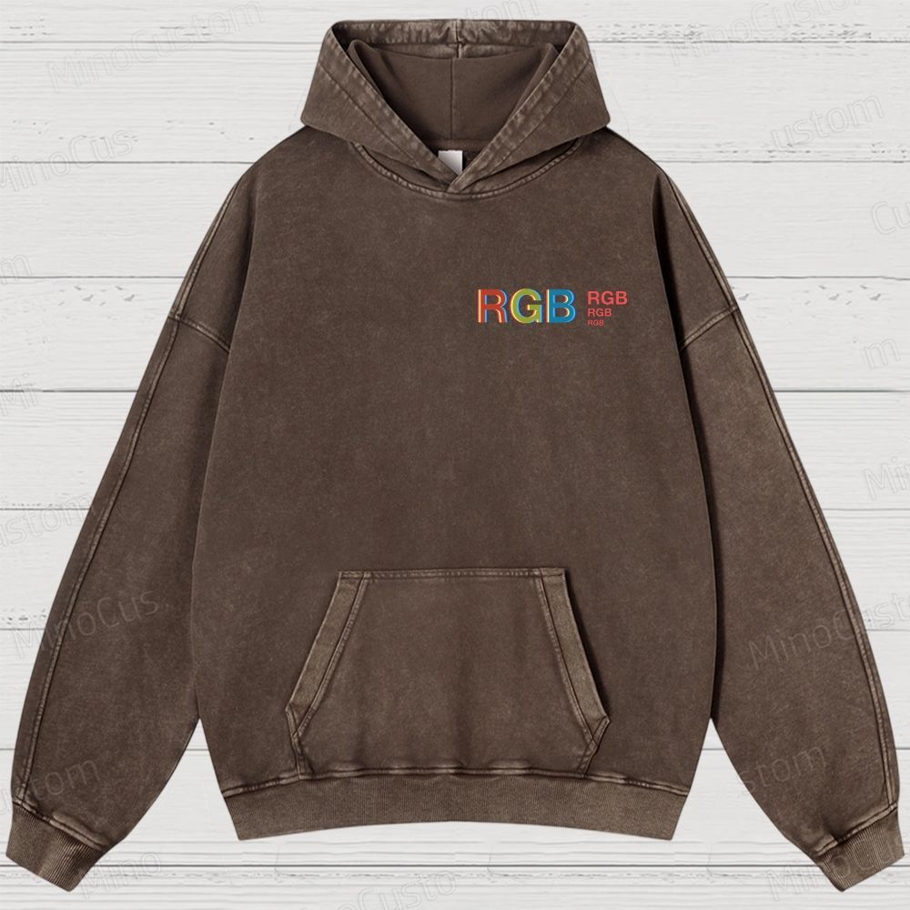 Meditation in Color Washed Hoodies 