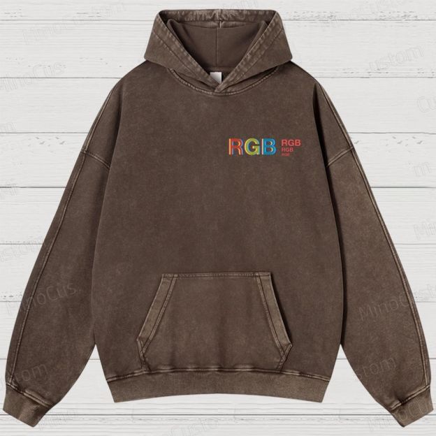 Meditation in Color Washed Hoodies 