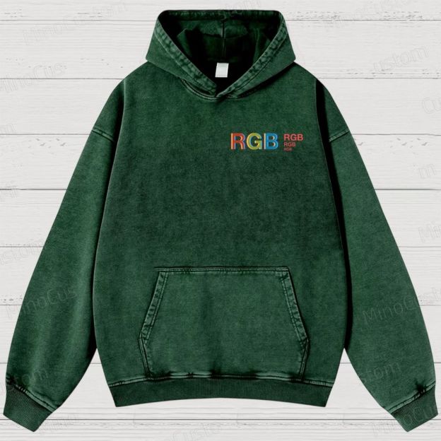 Meditation in Color Washed Hoodies 