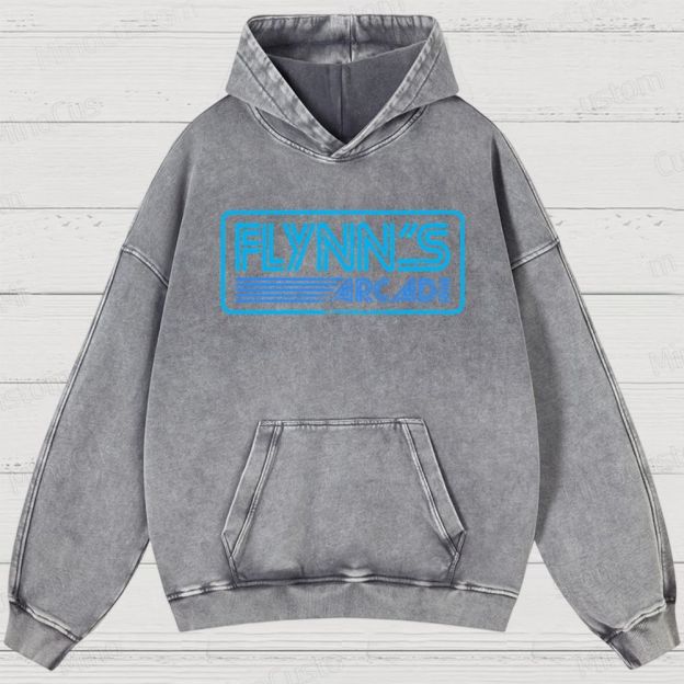 Flynn's Arcade Vintage Washed Hoodies 