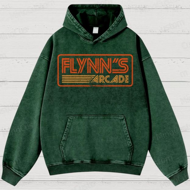 Flynn's Arcade Vintage Washed Hoodies 