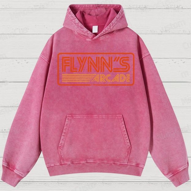 Flynn's Arcade Vintage Washed Hoodies 