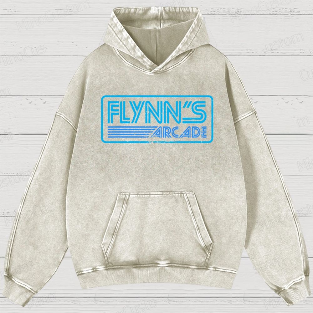 Flynn's Arcade Vintage Washed Hoodies 