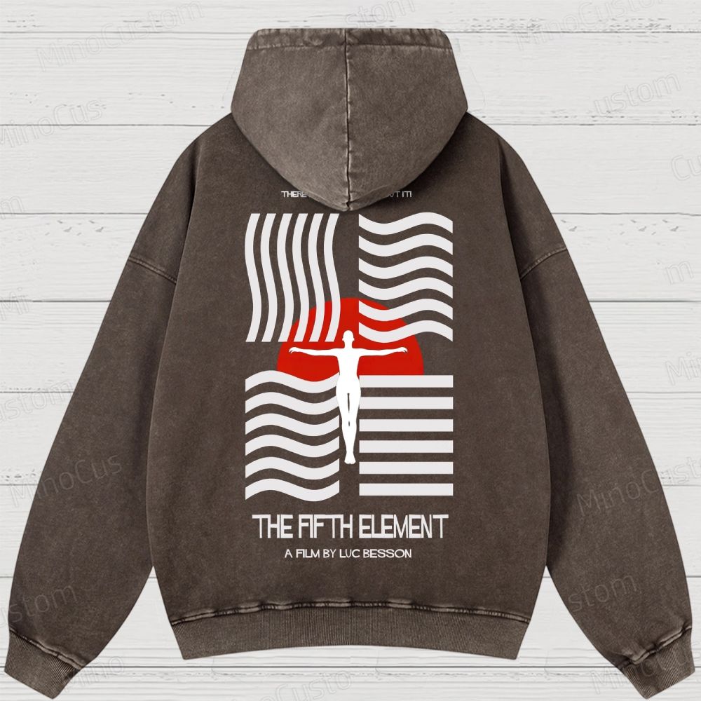 The Fifth Element Washed Hoodies 