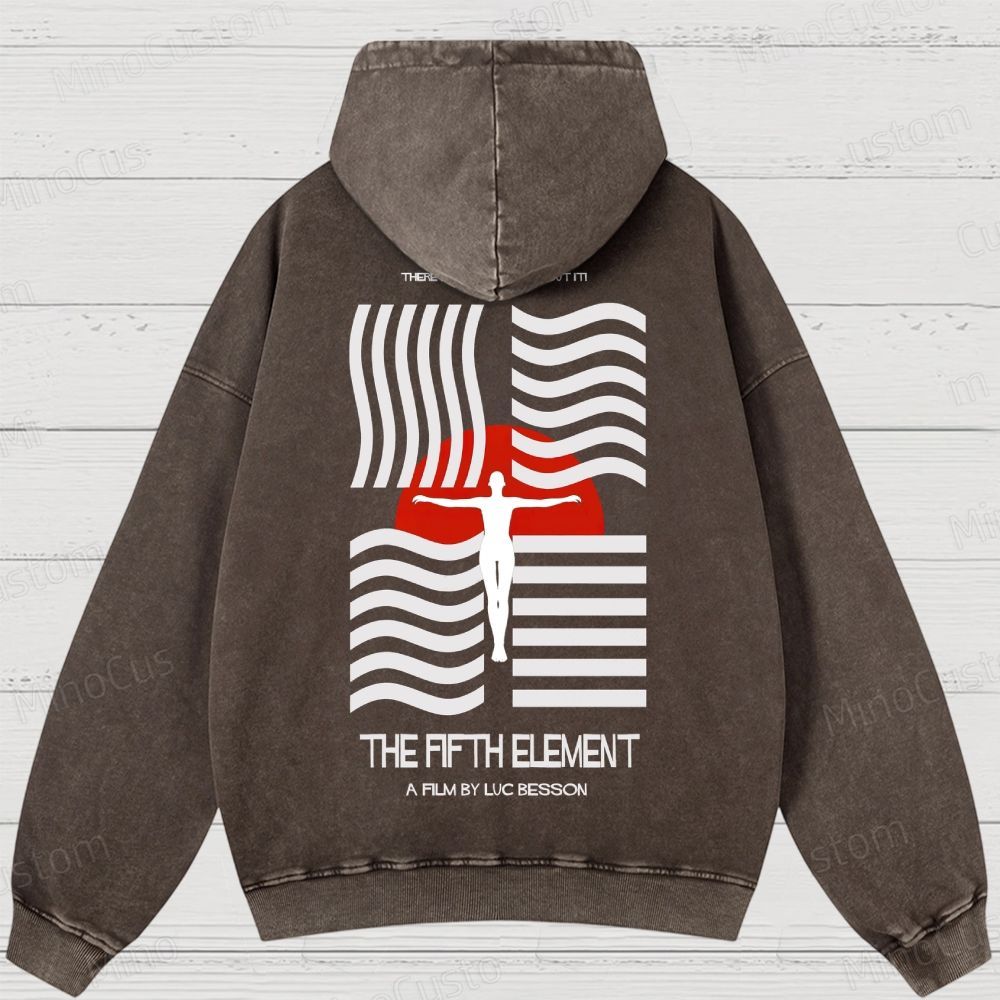 The Fifth Element Washed Hoodies 