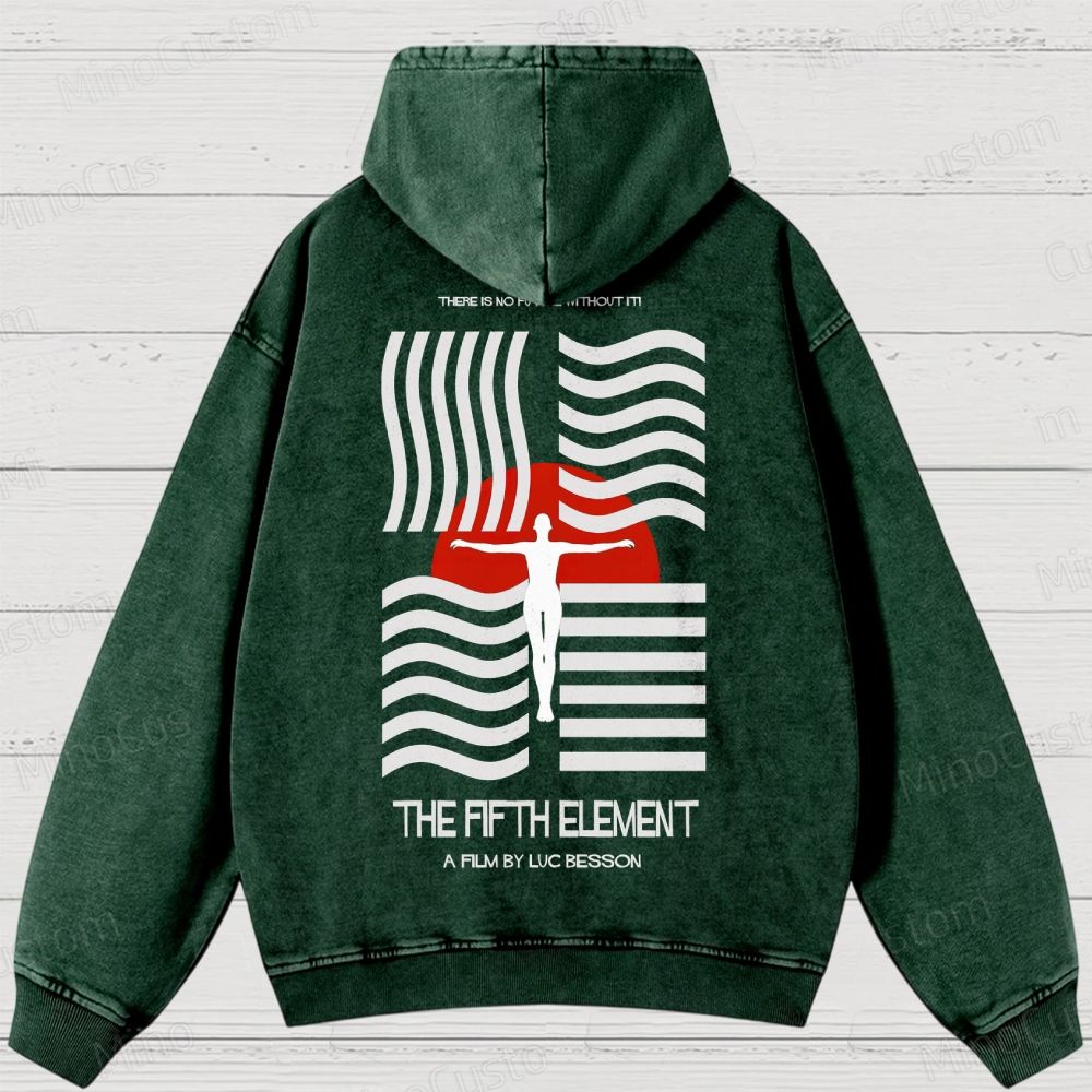 The Fifth Element Washed Hoodies 